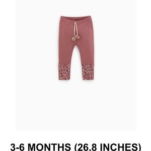 Zara baby girl pants size 3-6 months